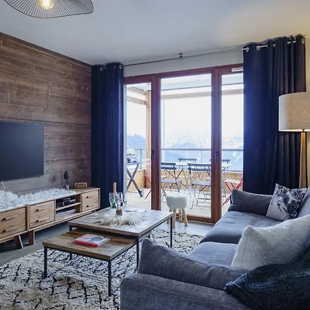 Apartment Fermes De L'alpe Chez Robin- Flambant Neuf Et Magnifique 4 Plein Sud Alpe d'Huez